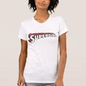 Supergirl Red and White Logo T-Shirt (Vorderseite)