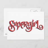 Supergirl Red Logo Postkarte (Vorne/Hinten)
