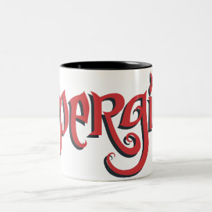 Supergirl Red Logo Zweifarbige Tasse