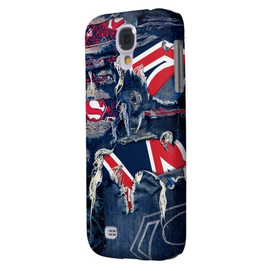 Supergirl Red, White & Blue Case-Mate Samsung Galaxy Hülle (Rückseite Links)