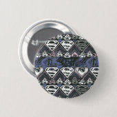 Supergirl Repeat S Pattern Button (Vorne & Hinten)