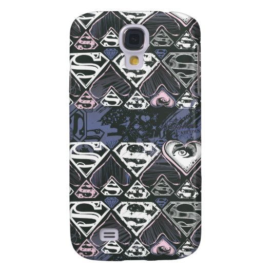 Supergirl Repeat S Pattern Case-Mate Samsung Galaxy Hülle (Rückseite)