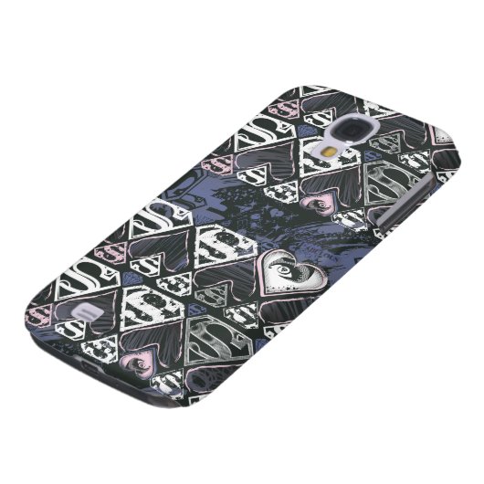 Supergirl Repeat S Pattern Case-Mate Samsung Galaxy Hülle (unten)