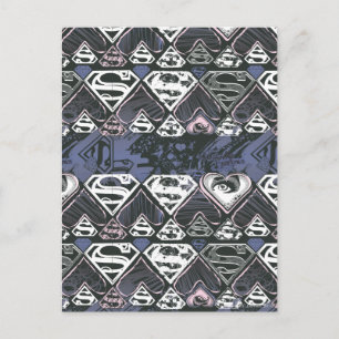 Supergirl Repeat S Pattern Postkarte