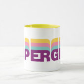 Supergirl Retro Colorshift Graphic Tasse (Zentrum)