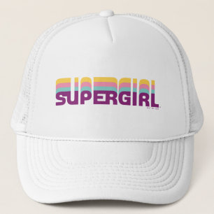 Supergirl Retro Colorshift Graphic Truckerkappe