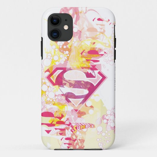 Supergirl Retro Logo Case-Mate iPhone Hülle (Rückseite)