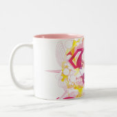 Supergirl Retro Logo Zweifarbige Tasse (Links)