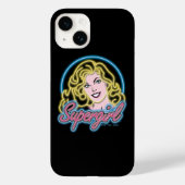 Supergirl Retro Neon Lights Graphic Case-Mate iPhone Hülle (Rückseite)