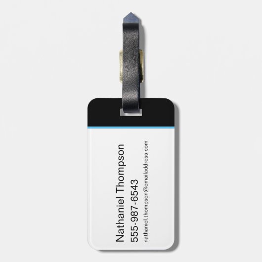 Supergirl Retro Neon Lights Graphic Gepäckanhänger (Rückseite vertikal)