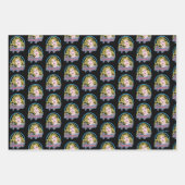 Supergirl Retro Neon Lights Graphic Geschenkpapier Set (Vorderseite 3)