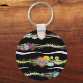 Supergirl Retro Rainbow Schlüsselanhänger (Vorderseite)