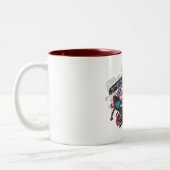 Supergirl Rette die Welt Zweifarbige Tasse (Links)