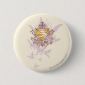 Supergirl Rettete mich Button (Vorderseite)