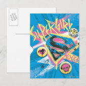 Supergirl Rocks Postkarte (Vorne/Hinten)