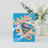 Supergirl Rocks Postkarte (Stehend Vorderseite)