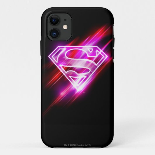 Supergirl Rosa Case-Mate iPhone Hülle (Rückseite)