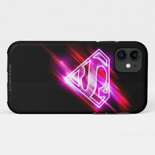 Supergirl Rosa Case-Mate iPhone Hülle (Rückseite (Horizontal))