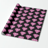 Supergirl Rosa Logo Geschenkpapier (Ungerollt)