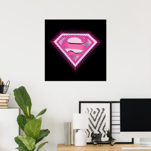 Supergirl Rosa Logo Poster