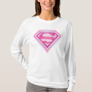 Supergirl Rosa Logo T-Shirt