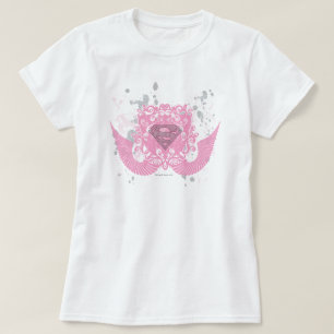 Supergirl Rosa Winged Entwurf T-Shirt
