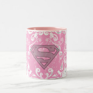 Supergirl Rosa Winged Entwurf Zweifarbige Tasse