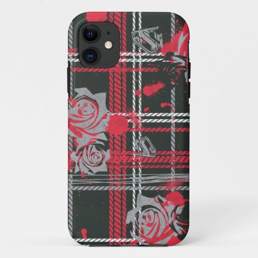 Supergirl Roses Case-Mate iPhone Hülle (Rückseite)