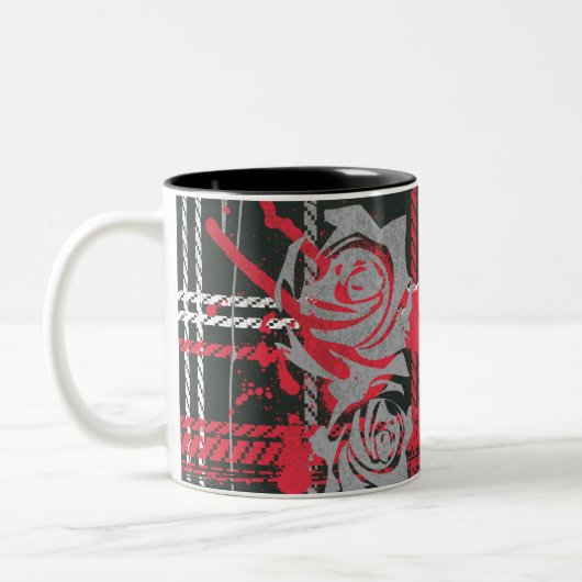 Supergirl Roses Zweifarbige Tasse (Links)