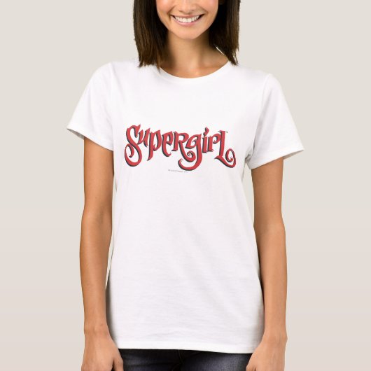 Supergirl Rot-Logo T-Shirt (Vorderseite)