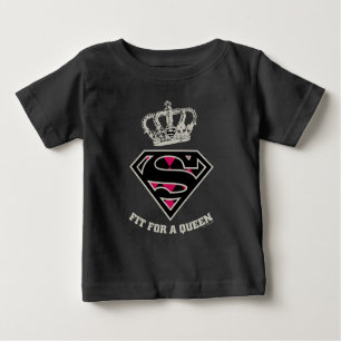 Supergirl S-Schild "Fit for a Queen" Baby T-shirt