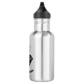 Supergirl S-Schild "Fit for a Queen" Edelstahlflasche (Rechts)