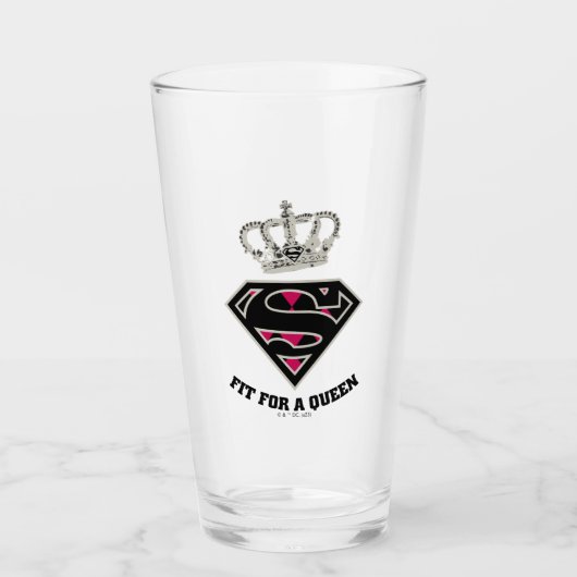 Supergirl S-Schild "Fit for a Queen" Glas (Vorderseite)