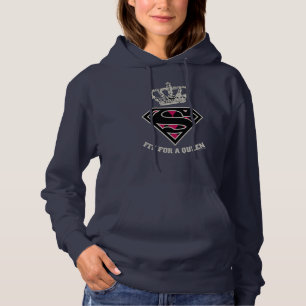 Supergirl S-Schild "Fit for a Queen" Hoodie