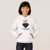 Supergirl S-Schild "Fit for a Queen" Hoodie (Vorne ganz)