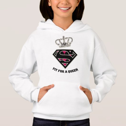 Supergirl S-Schild "Fit for a Queen" Hoodie (Vorderseite)