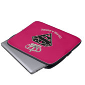 Supergirl S-Schild "Fit for a Queen" Laptopschutzhülle (Vorne Knopf)
