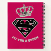 Supergirl S-Schild "Fit for a Queen" Notizblock (Rückseite)