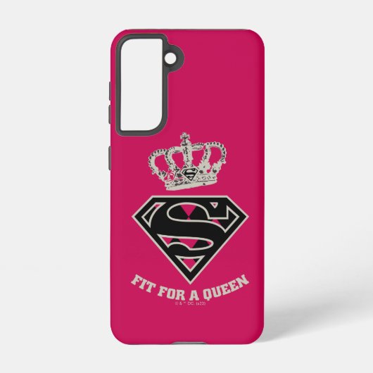 Supergirl S-Schild "Fit for a Queen" Samsung Galaxy Hülle (Rückseite)