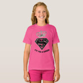 Supergirl S-Schild "Fit for a Queen" T-Shirt (Vorne ganz)