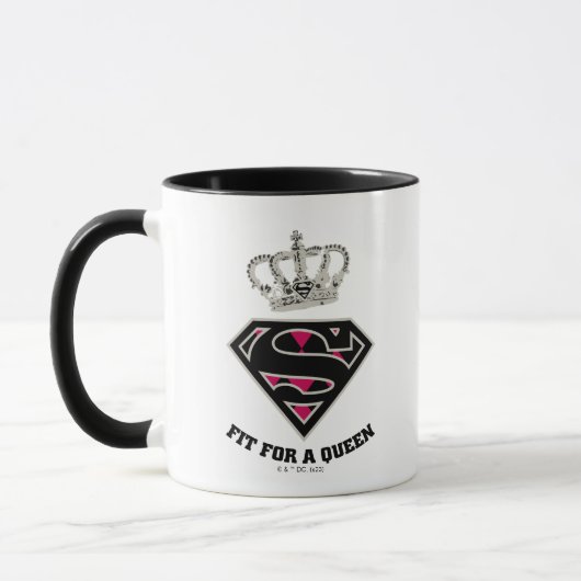Supergirl S-Schild "Fit for a Queen" Tasse (Links)