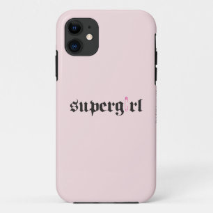 Supergirl Safety Button Letter Case-Mate iPhone Hülle