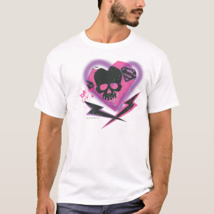 Supergirl Schädel und Blitz T-Shirt