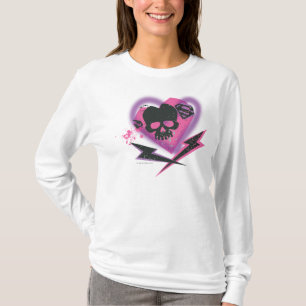 Supergirl Schädel und Blitz T-Shirt