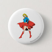 Supergirl schlägt eine Pose Button (Vorderseite)