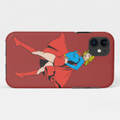Supergirl schlägt eine Pose Case-Mate iPhone Hülle (Rückseite (Horizontal))