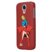 Supergirl schlägt eine Pose Case-Mate Samsung Galaxy Hülle (Rückseite Links)