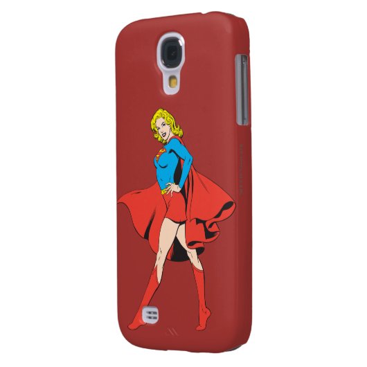Supergirl schlägt eine Pose Case-Mate Samsung Galaxy Hülle (Rückseite Links)