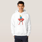 Supergirl schlägt eine Pose Hoodie (Vorne ganz)