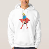 Supergirl schlägt eine Pose Hoodie (Vorderseite)
